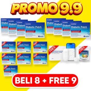 PROMO MERDEKA 8.8 REPEAT JIMAT ( 8 + FREE 7 KOTAK + FREE 1 OTTAI GLUCOSE METER + FREE 1 TEA )